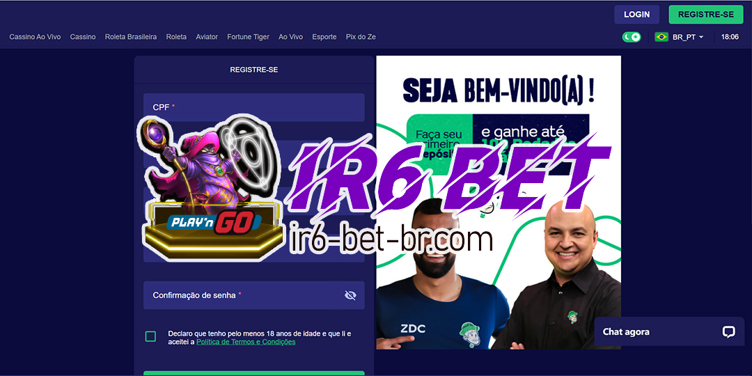 ir6 bet Bônus